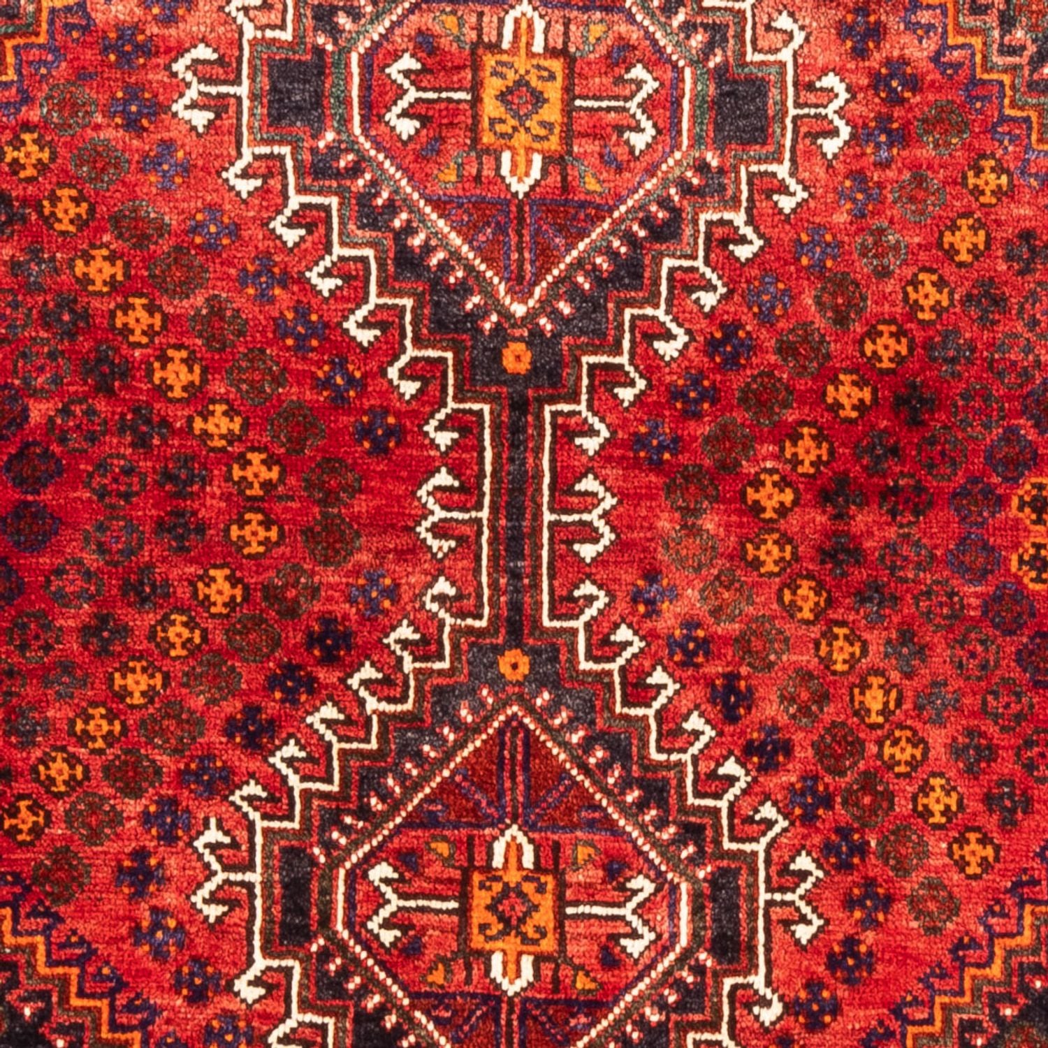 Tapis persan - Nomadic - 156 x 113 cm - rouge