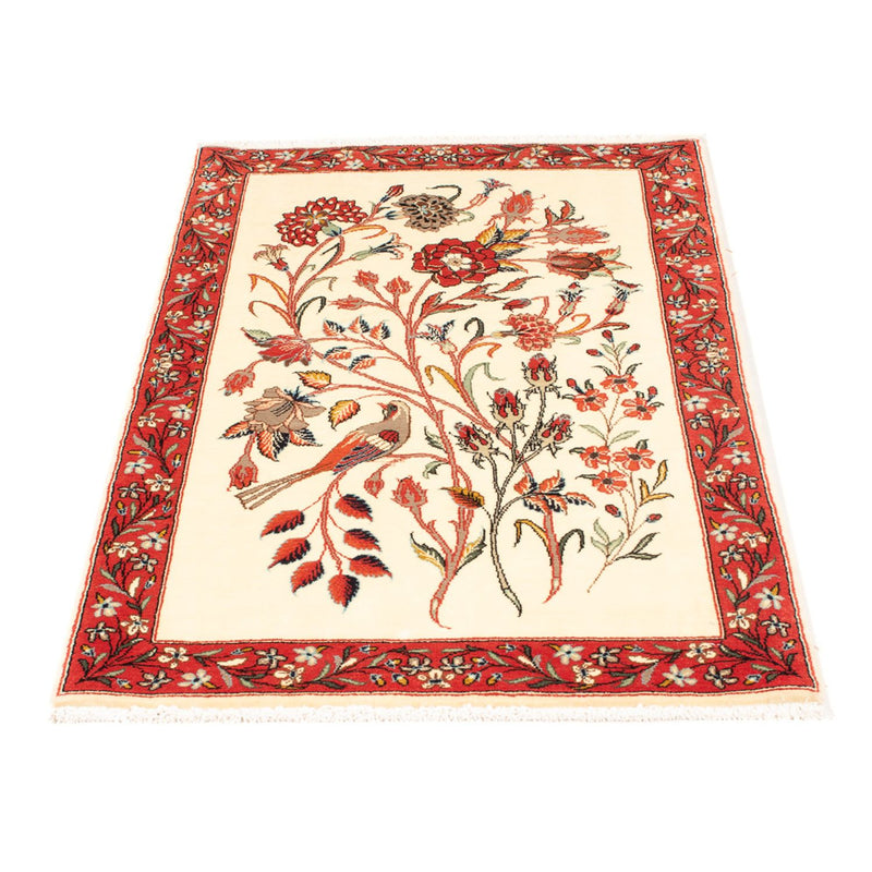 Perserteppich - Ghom - 107 x 65 cm - creme
