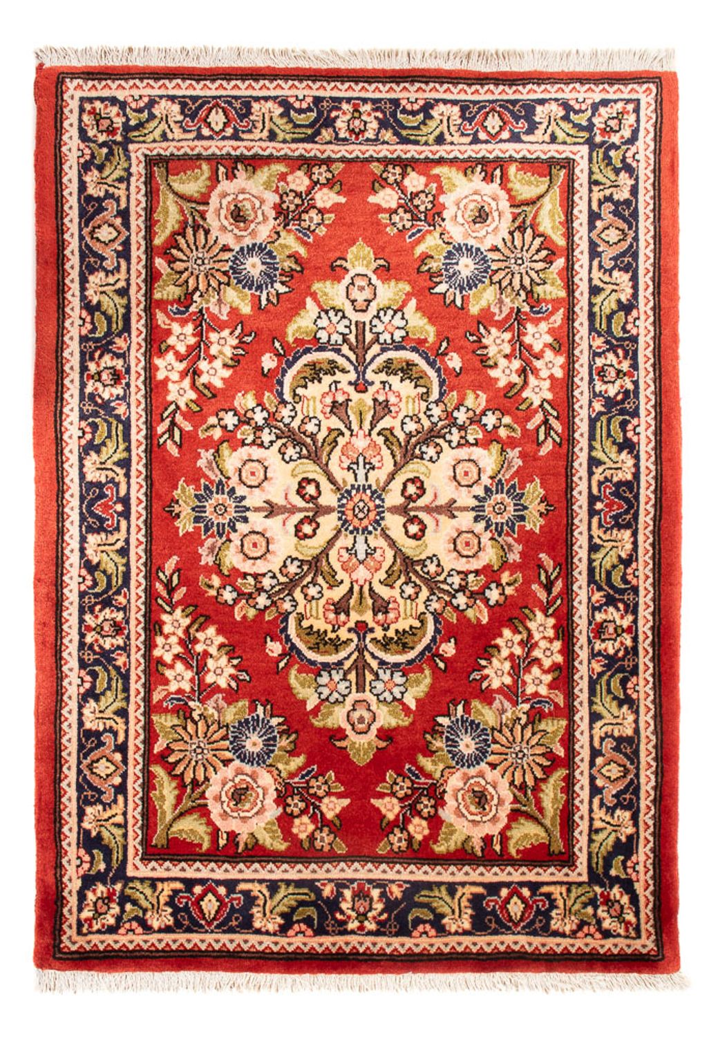 Perserteppich - Ghom - 98 x 68 cm - rot