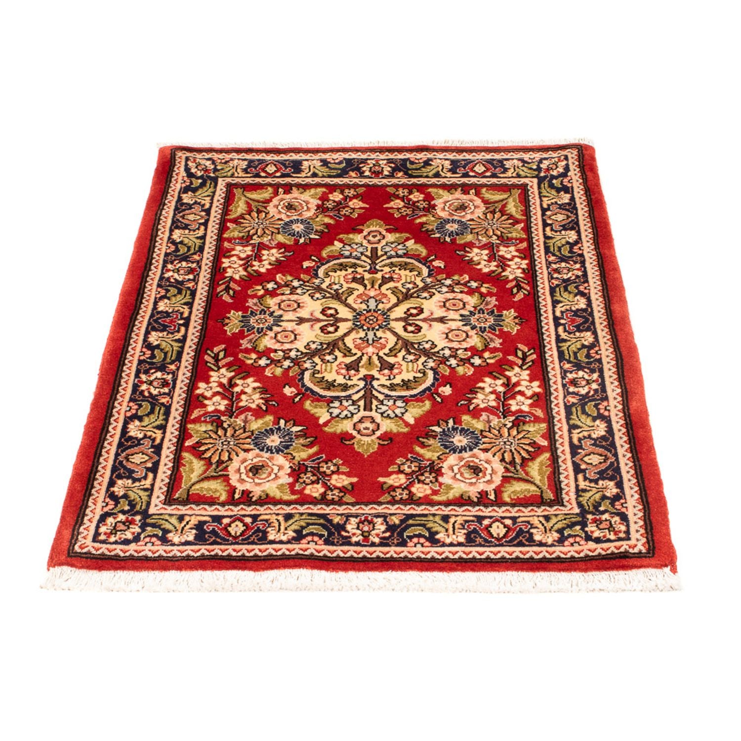 Perserteppich - Ghom - 98 x 68 cm - rot