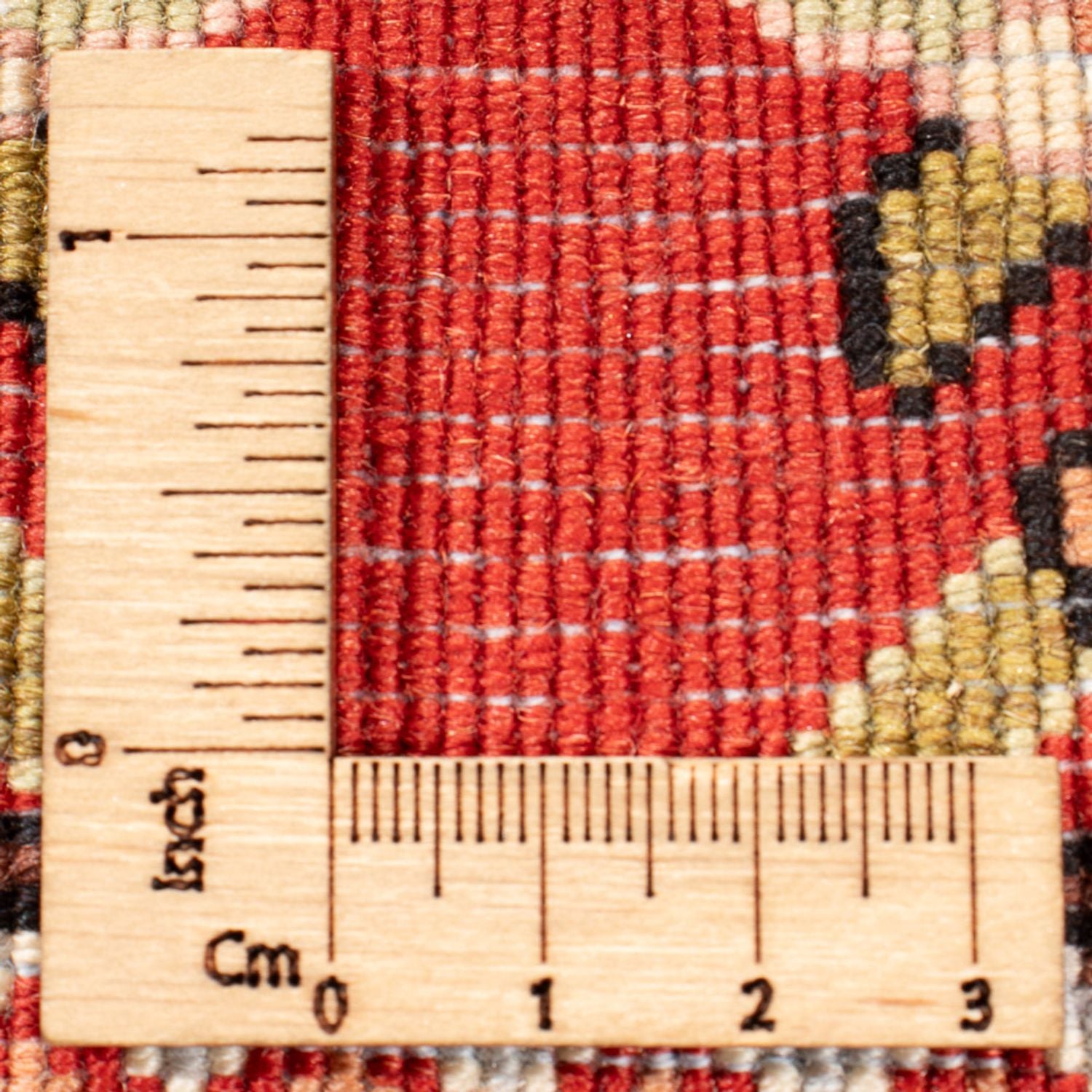 Perserteppich - Ghom - 98 x 68 cm - rot