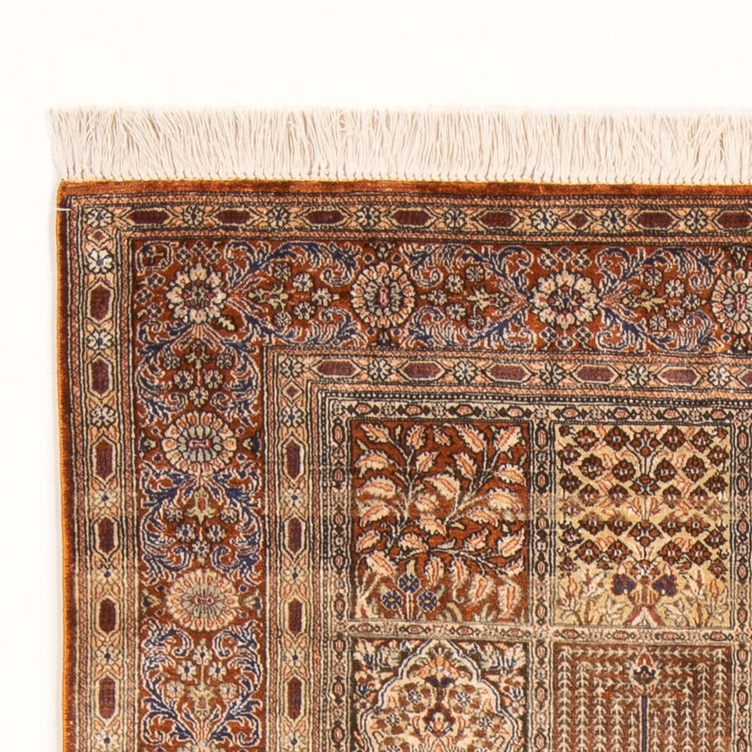 Tapis en soie - Ghom soie - Premium - 148 x 100 cm - multicolore
