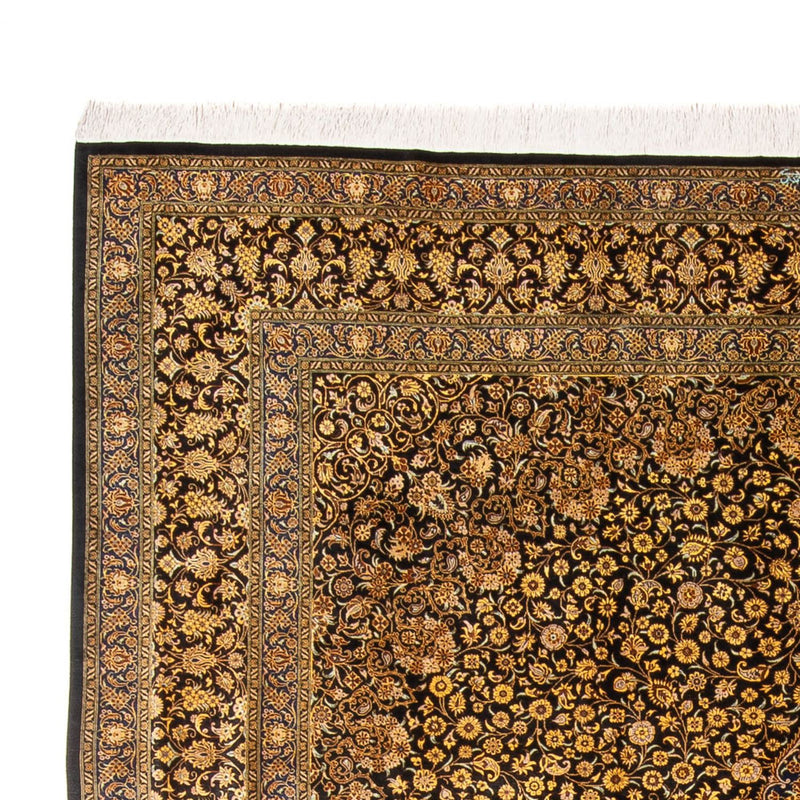 Tapis en soie - Ghom soie - Premium - 353 x 242 cm - noir