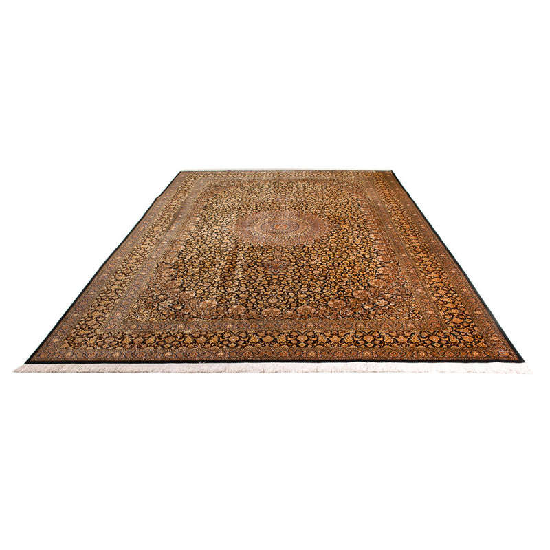 Tapis en soie - Ghom soie - Premium - 353 x 242 cm - noir