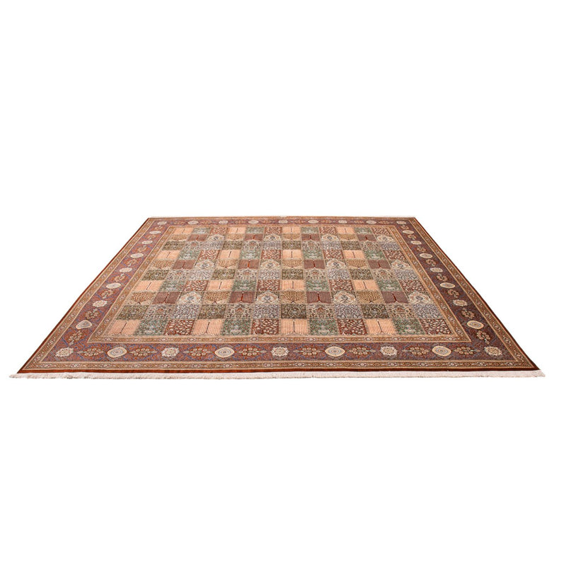Tapis en soie - Ghom soie - Premium carré  - 302 x 297 cm - multicolore