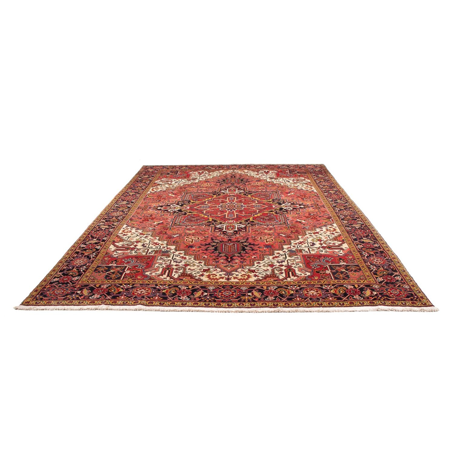 Tapis persan - Nomadic - 363 x 260 cm - rouge clair