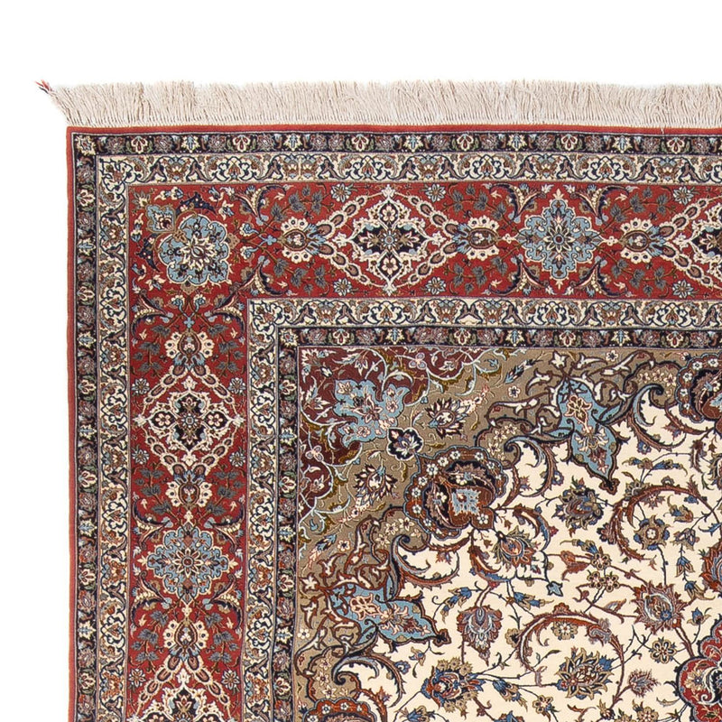 Tapis persan - Isfahan - Premium - 350 x 240 cm - crème