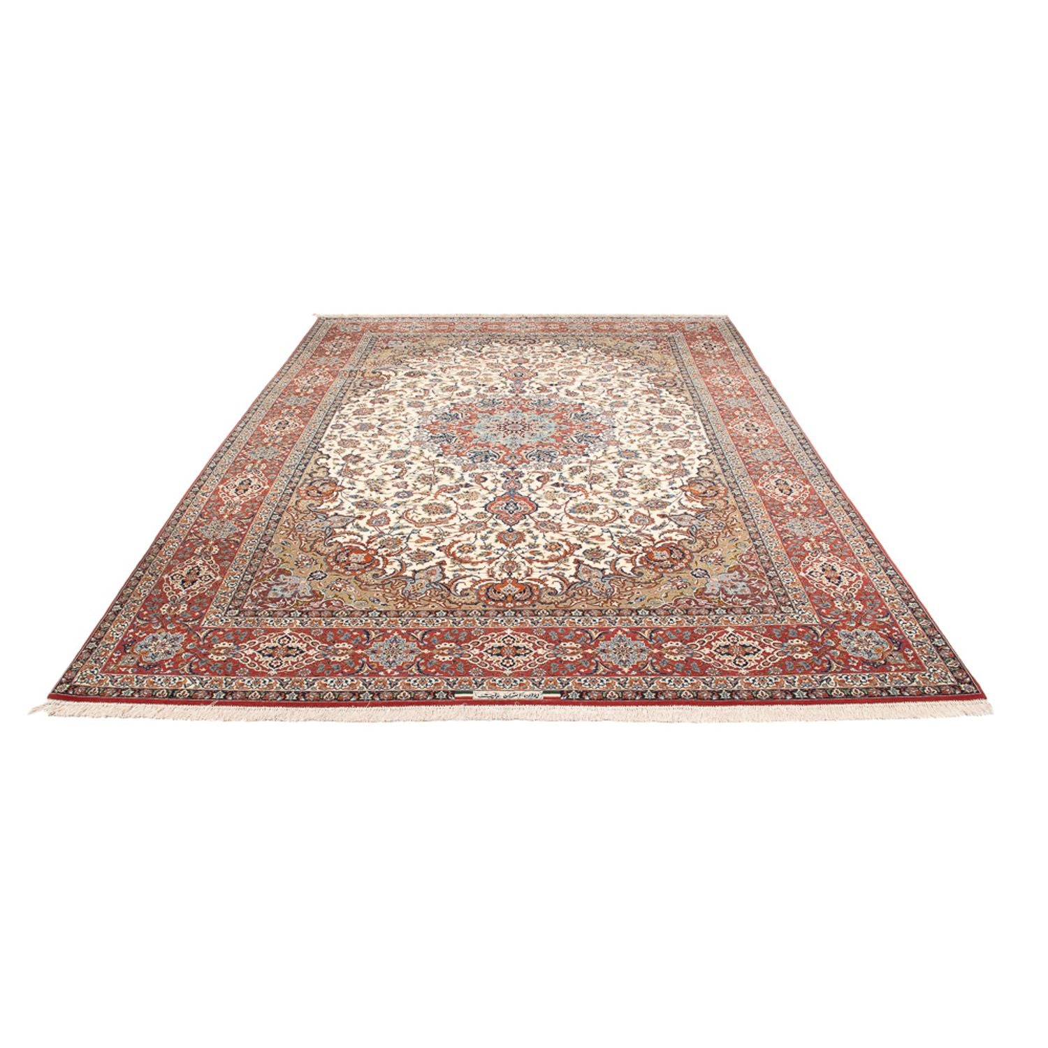 Tapis persan - Isfahan - Premium - 350 x 240 cm - crème