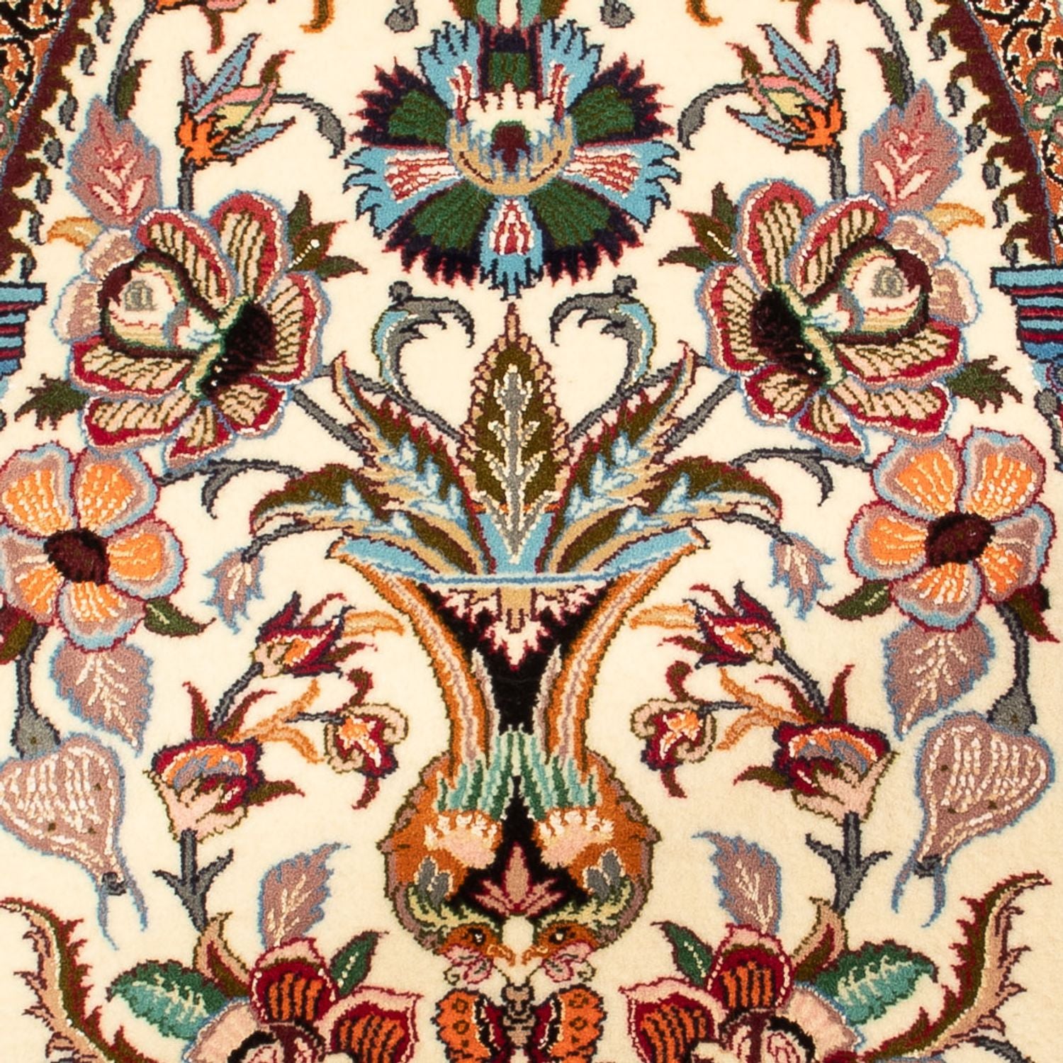 Tapis persan - Isfahan - Premium - 103 x 70 cm - vert