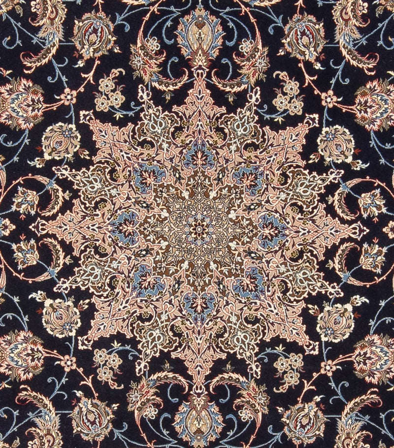 Tapis persan - Isfahan - Premium - 355 x 255 cm - bleu foncé