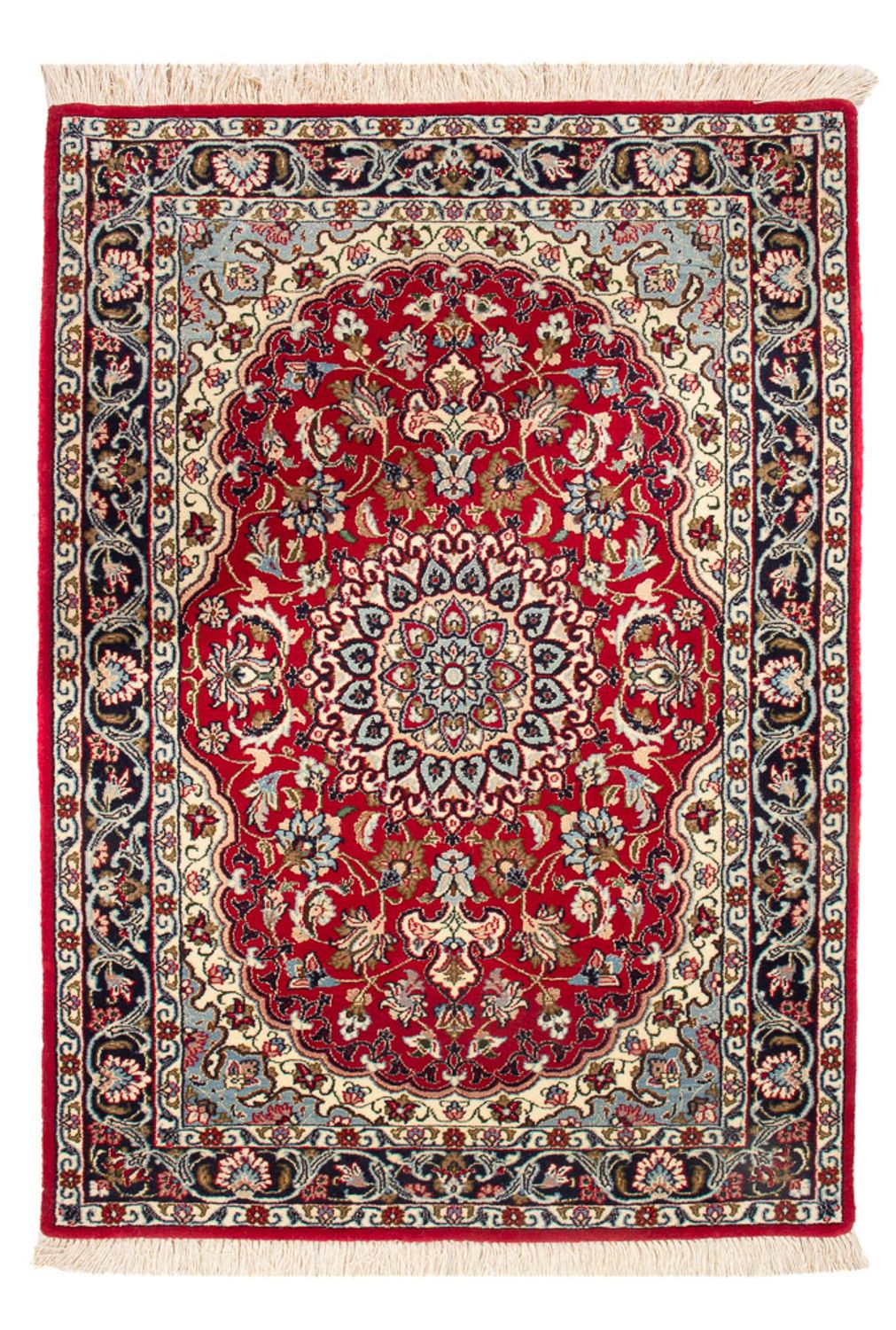 Tapis persan - Isfahan - Premium - 108 x 70 cm - rouge