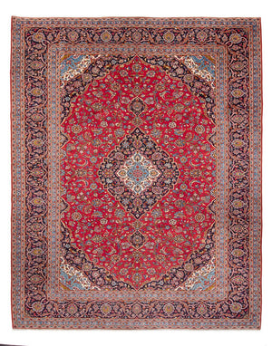 Tapis persan - Keshan - 397 x 300 cm - rouge