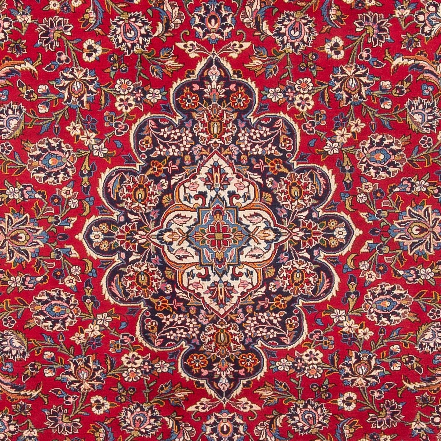 Tapis persan - Keshan - 394 x 295 cm - rouge