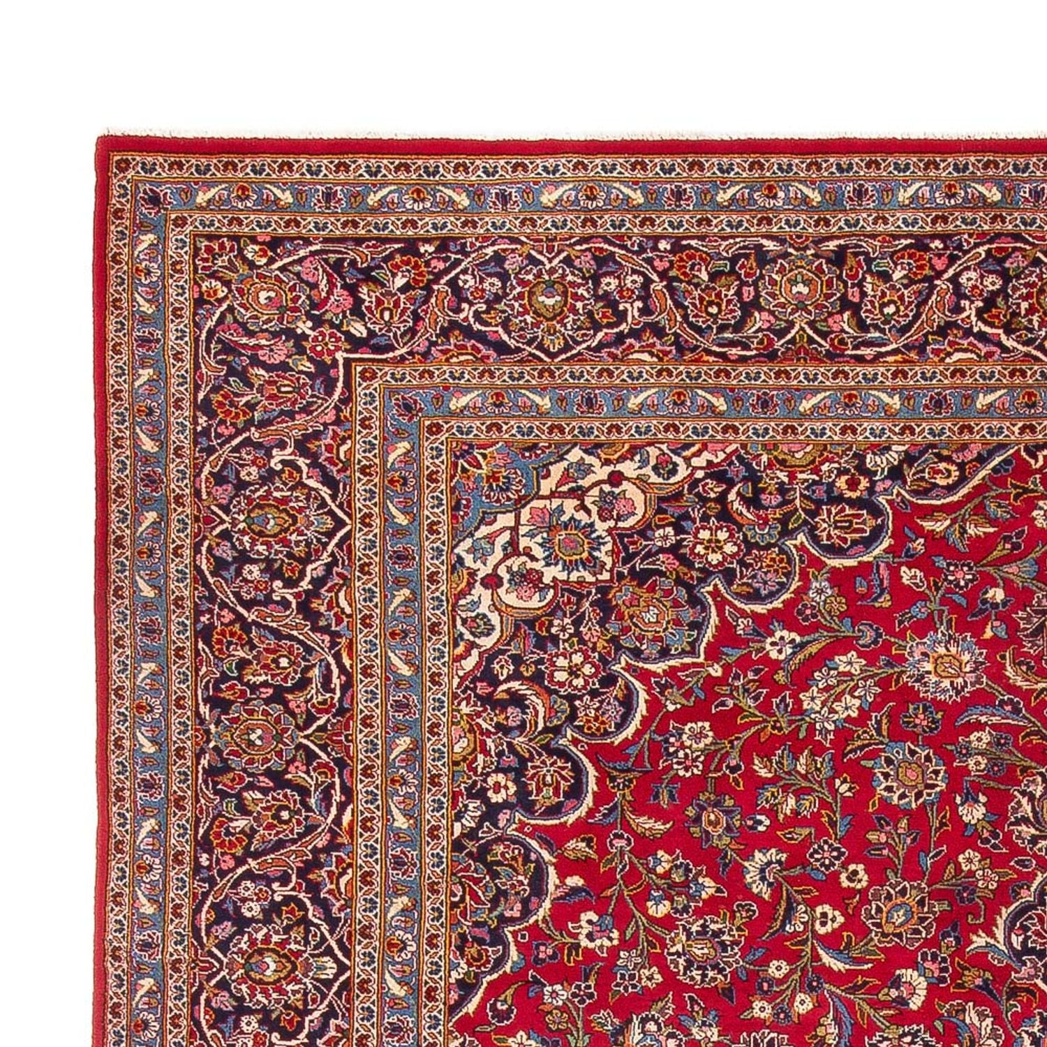 Tapis persan - Keshan - 394 x 295 cm - rouge