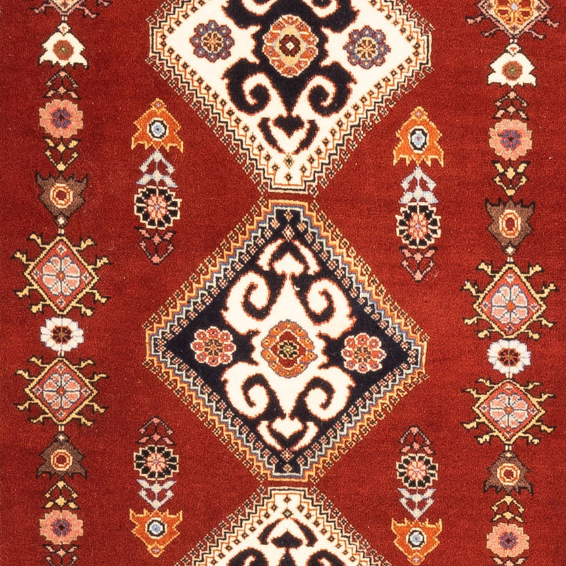 Tapis de couloir Tapis Gabbeh - Persan Kashkuli - 198 x 86 cm - rouge