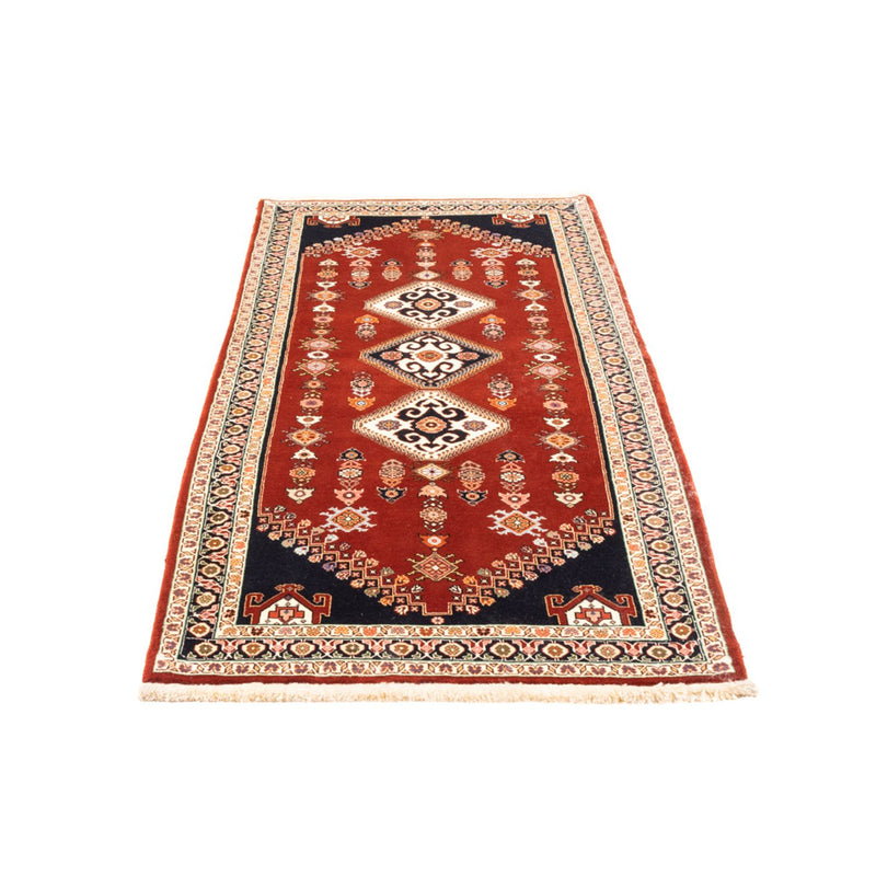 Tapis de couloir Tapis Gabbeh - Persan Kashkuli - 198 x 86 cm - rouge