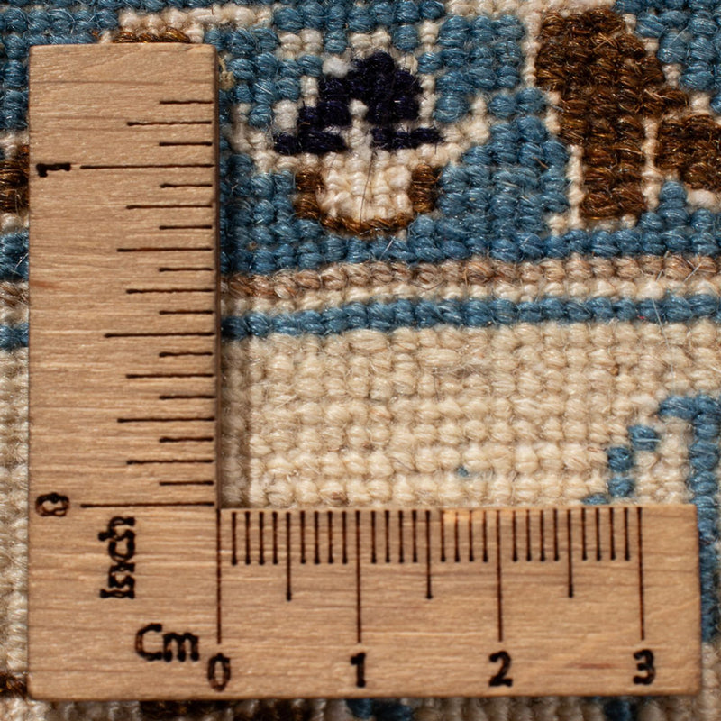 Tapis persan - Nain - 395 x 300 cm - bleu foncé