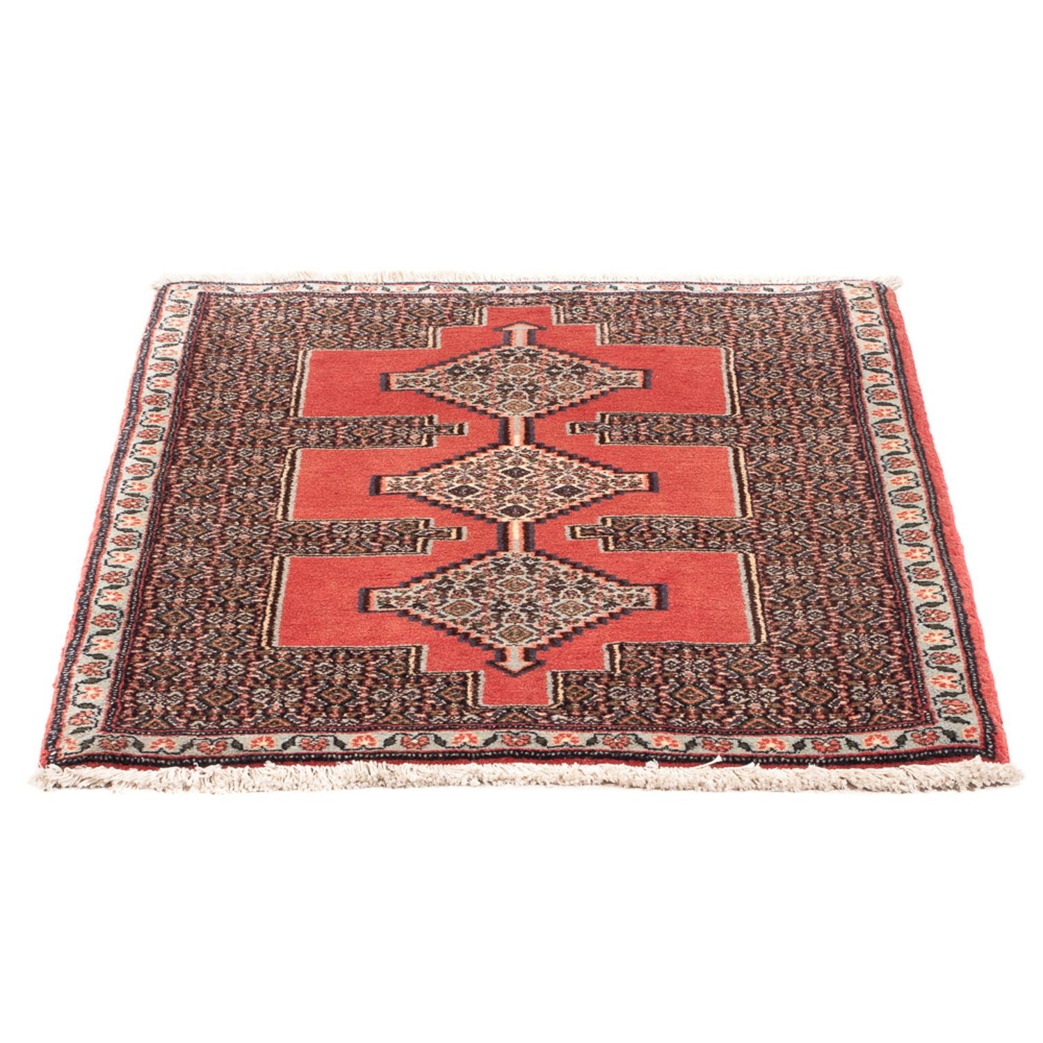 Tapis persan - Classique - 98 x 76 cm - rouge
