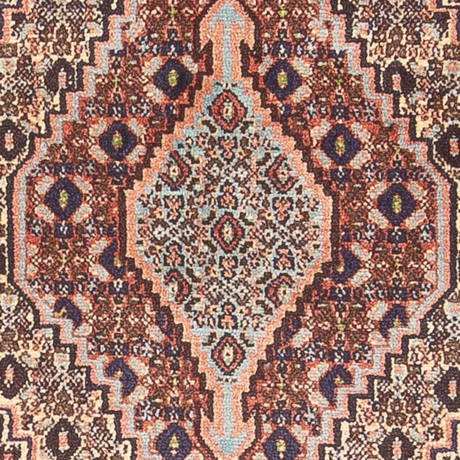 Tapis persan - Classique - 98 x 73 cm - beige foncé