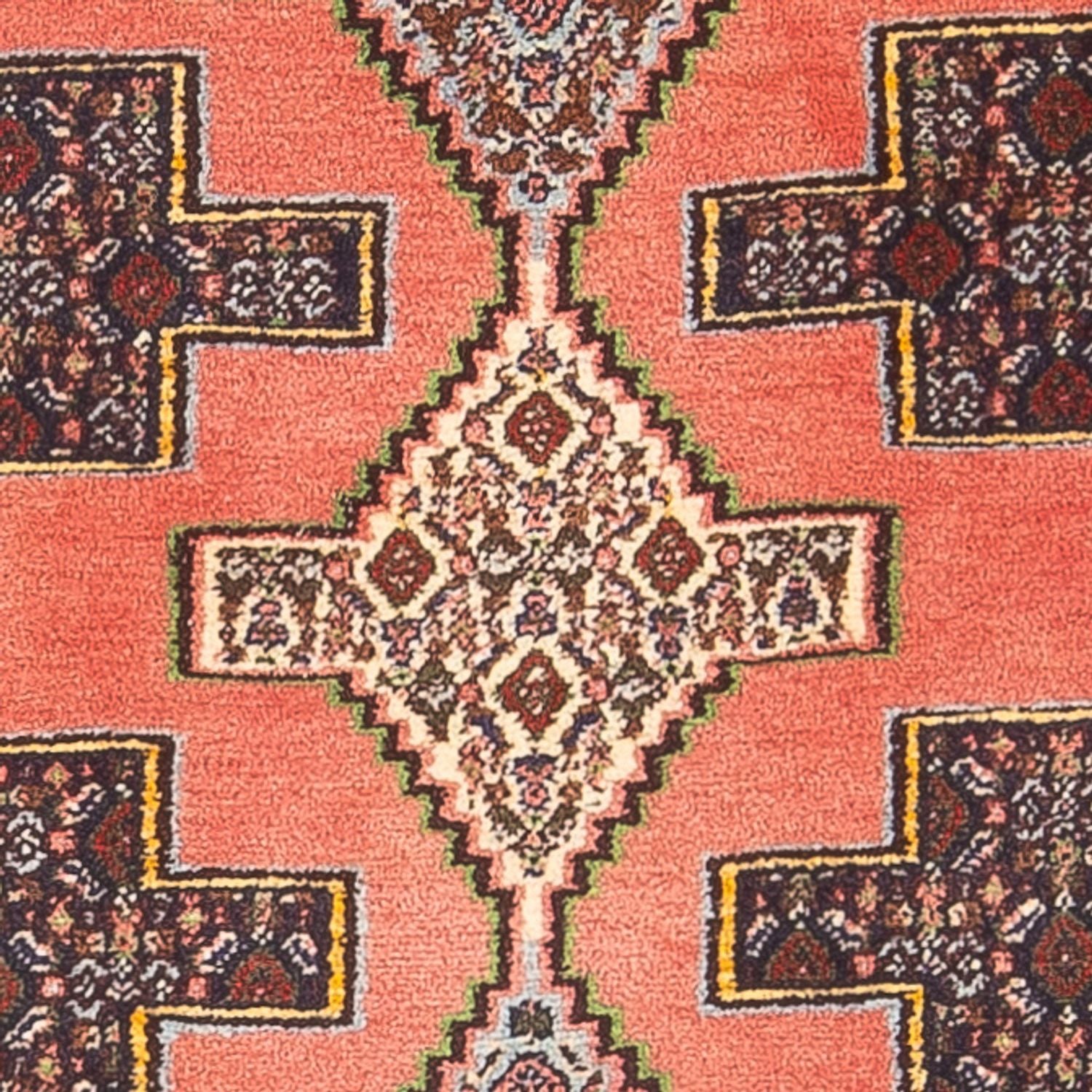 Tapis persan - Classique - 100 x 72 cm - orange