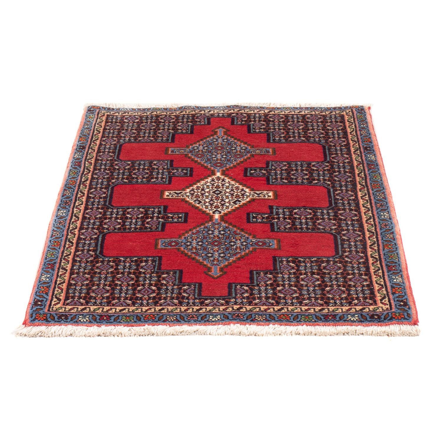 Tapis persan - Classique - 104 x 75 cm - rouge
