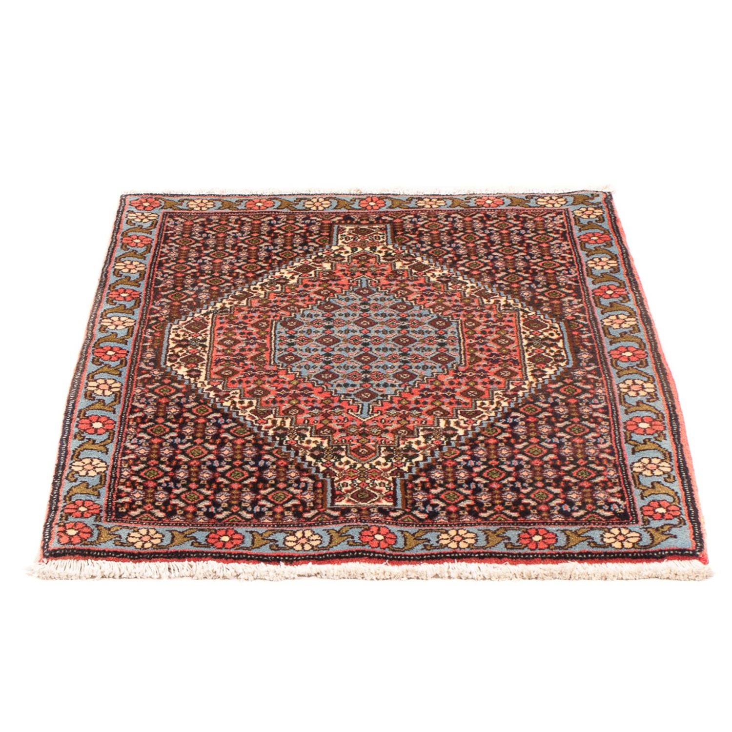 Tapis persan - Classique - 100 x 75 cm - beige foncé