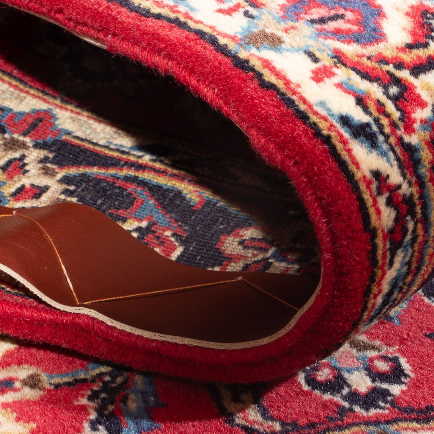 Tapis persan - Keshan - 145 x 80 cm - rouge