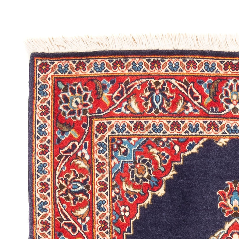 Tapis persan - Keshan - 150 x 88 cm - bleu foncé