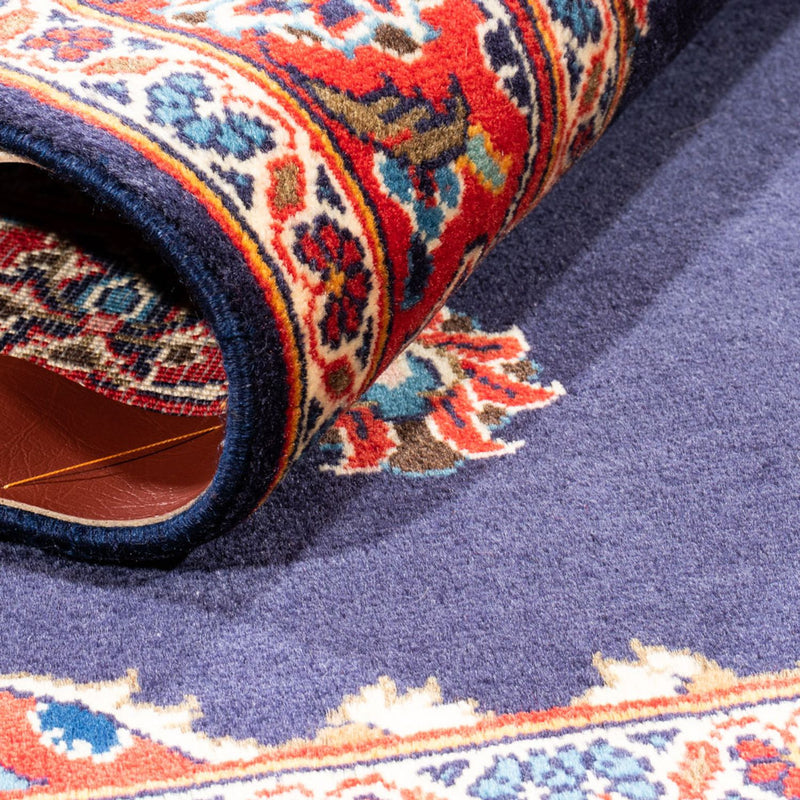Tapis persan - Keshan - 150 x 88 cm - bleu foncé
