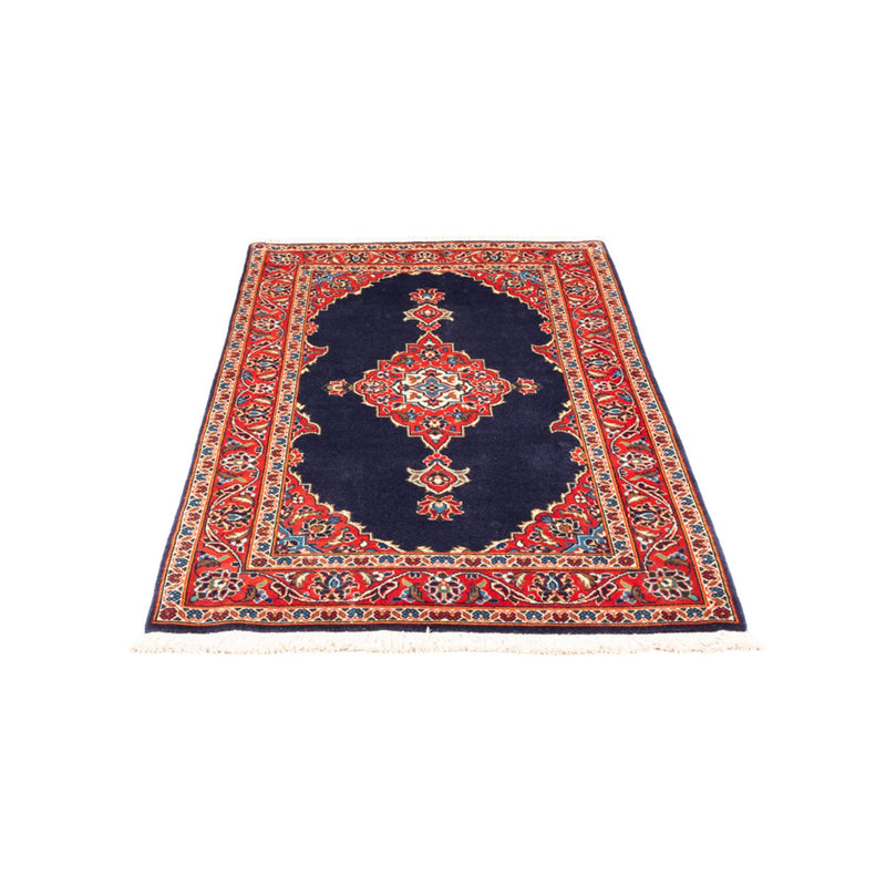 Tapis persan - Keshan - 150 x 88 cm - bleu foncé
