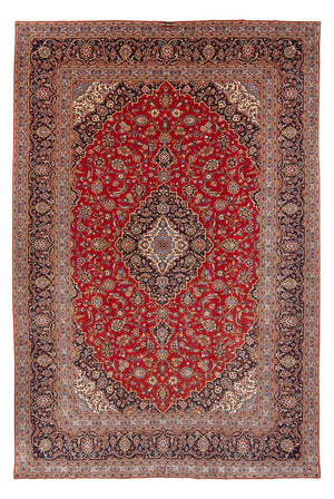 Tapis persan - Keshan - 336 x 234 cm - rouge