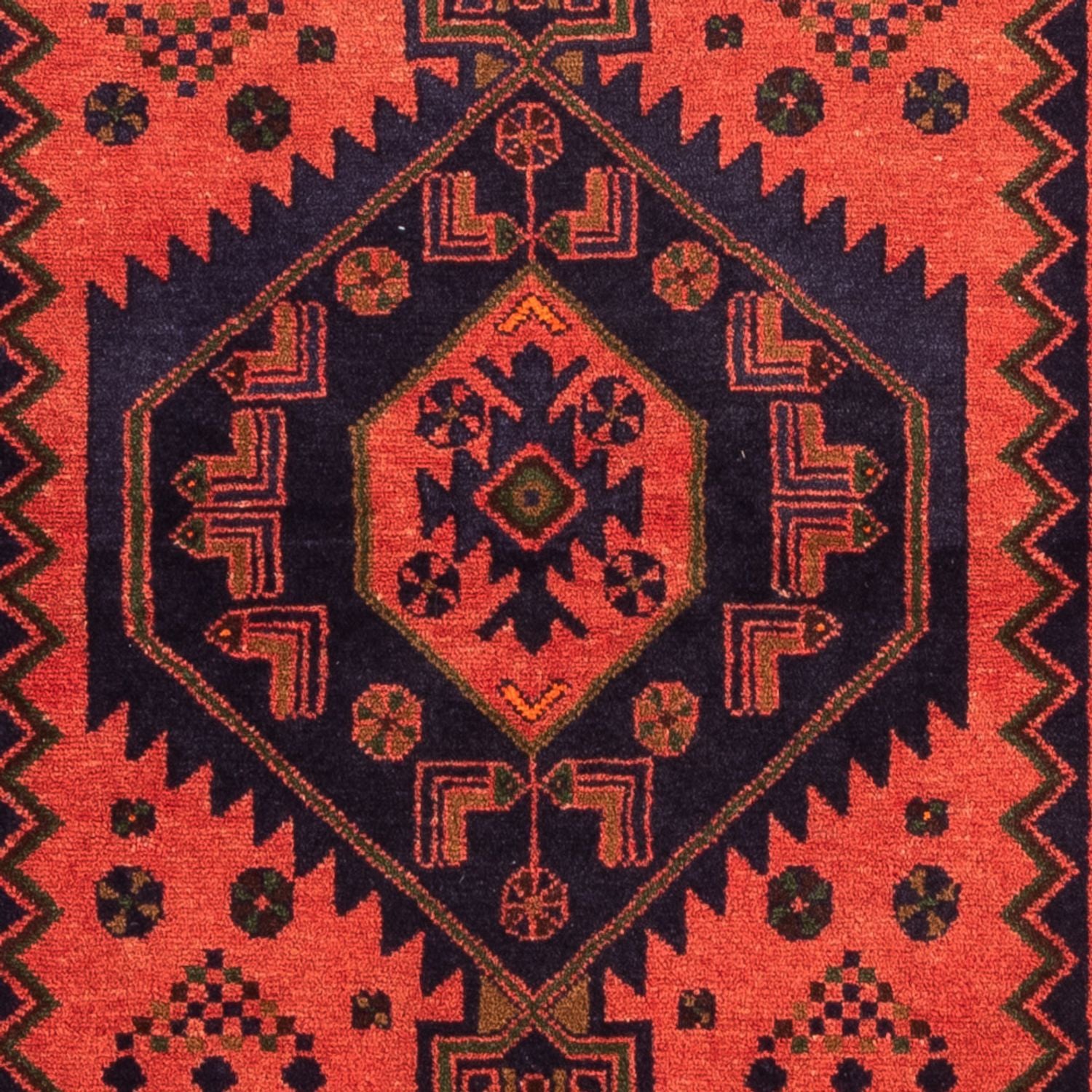 Tapis persan - Nomadic - 153 x 104 cm - rouge clair