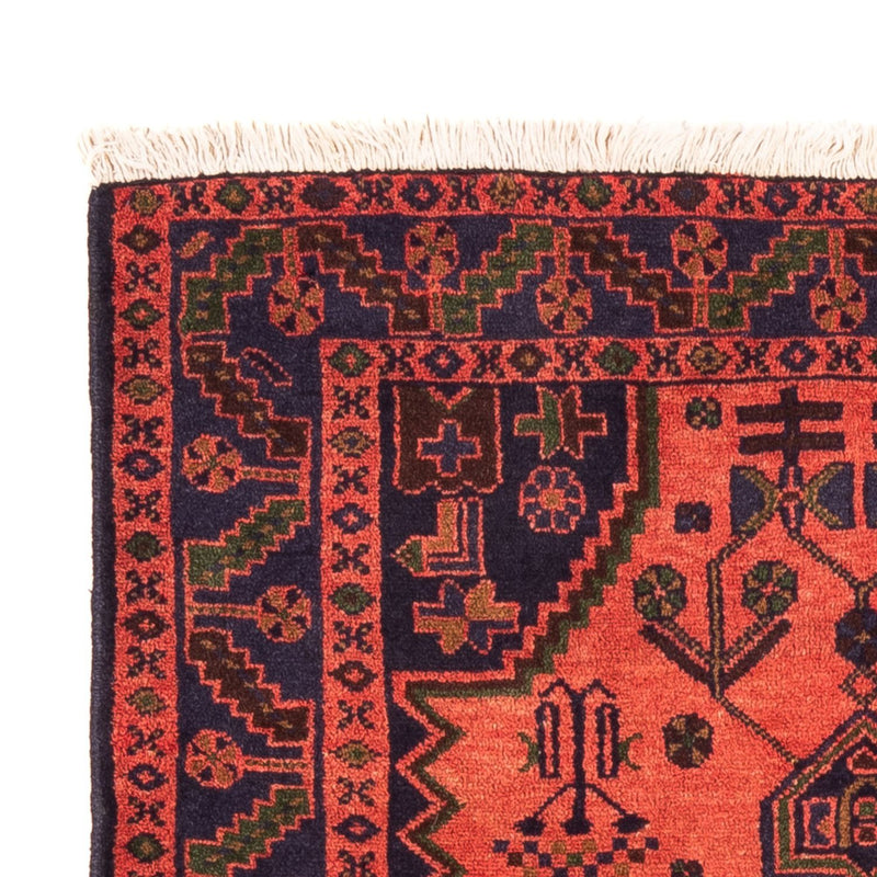 Tapis persan - Nomadic - 153 x 104 cm - rouge clair