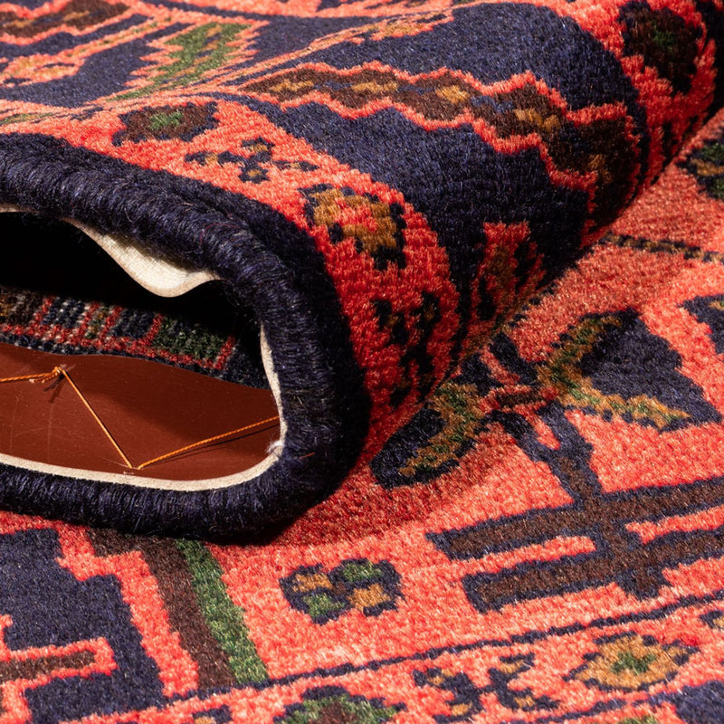 Tapis persan - Nomadic - 153 x 104 cm - rouge clair