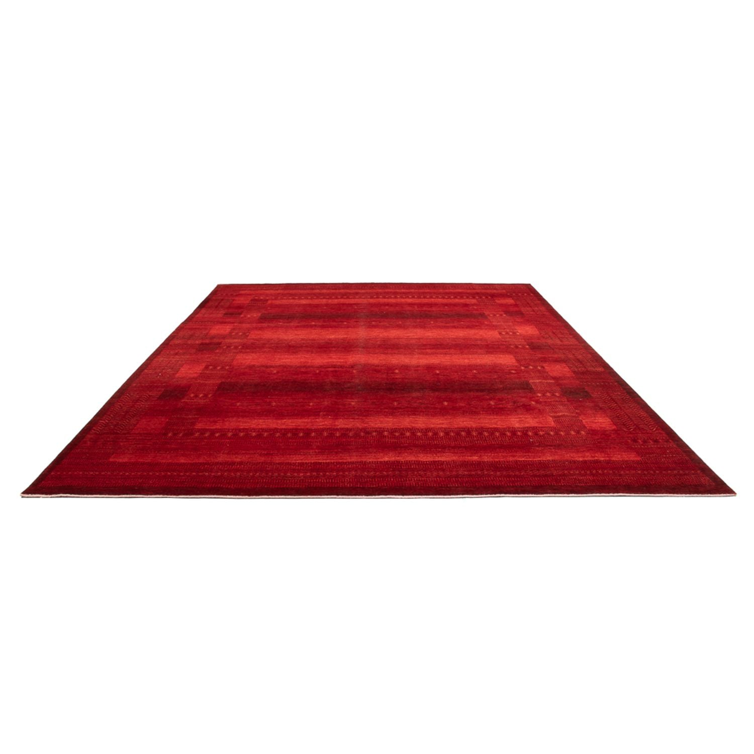 Tapis Gabbeh - Loribaft Persan - 384 x 284 cm - rouge