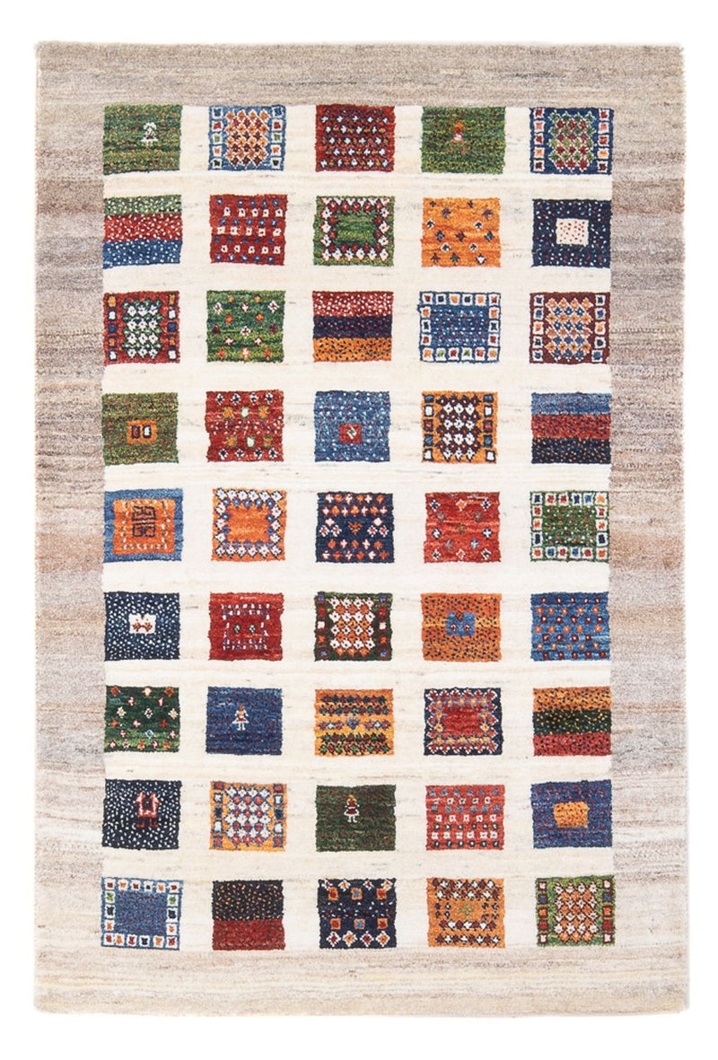 Tapis Gabbeh - Loribaft Persan - 130 x 84 cm - multicolore