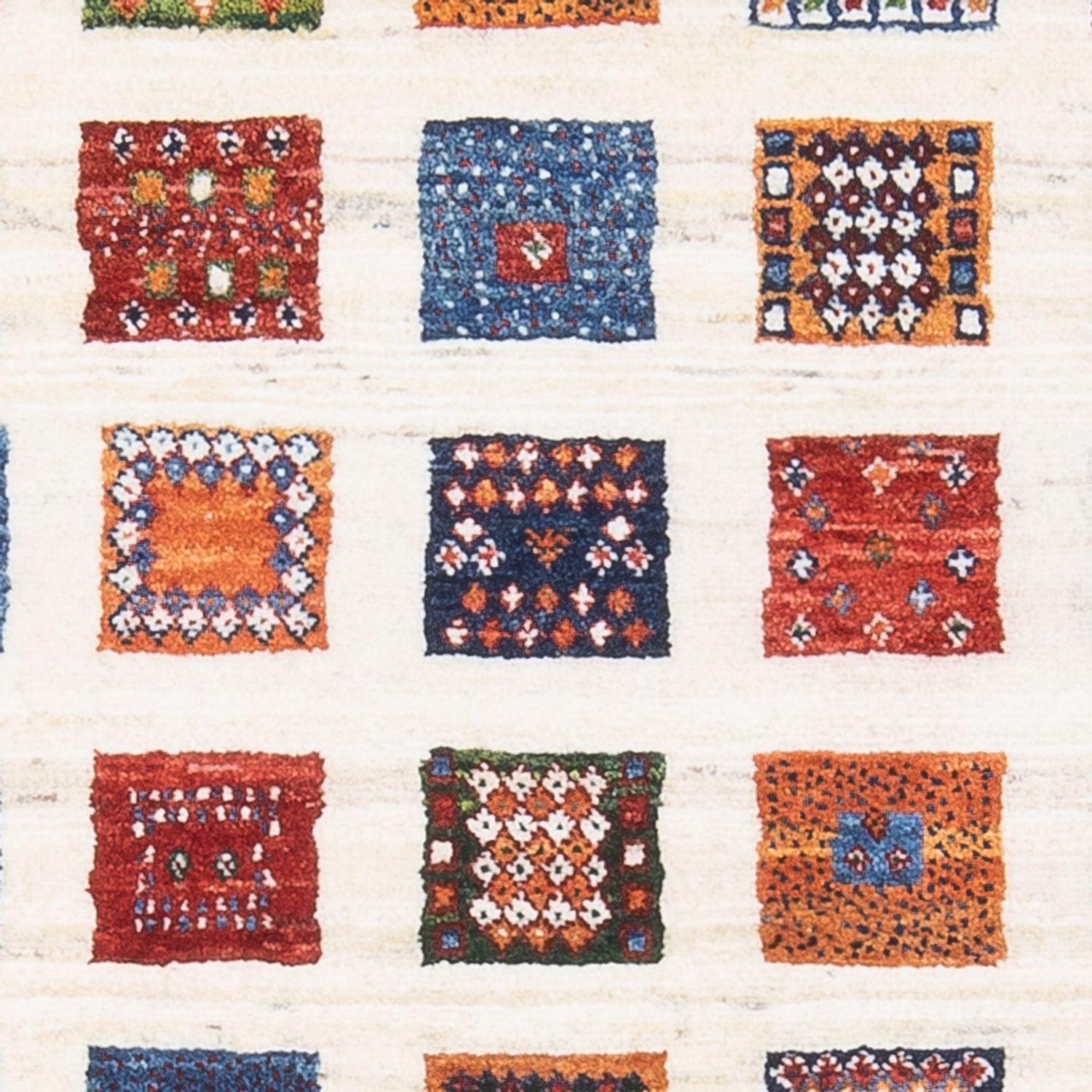 Tapis Gabbeh - Loribaft Persan - 130 x 84 cm - multicolore