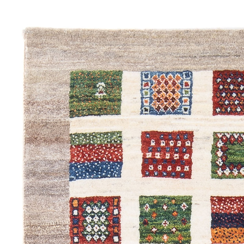 Tapis Gabbeh - Loribaft Persan - 130 x 84 cm - multicolore