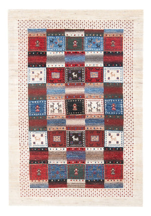 Tapis Gabbeh - Loribaft Persan - 128 x 82 cm - multicolore