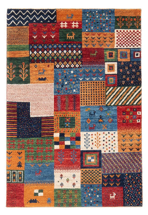Tapis Gabbeh - Loribaft Persan - 130 x 82 cm - multicolore
