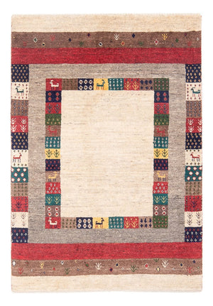 Tapis Gabbeh - Loribaft Persan - 122 x 83 cm - multicolore