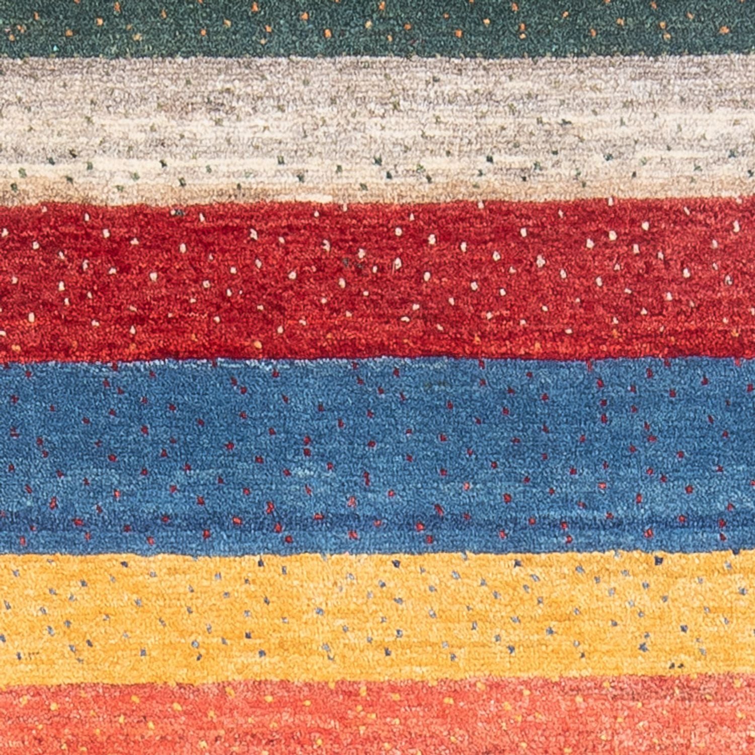 Tapis Gabbeh - Loribaft Persan - 129 x 87 cm - multicolore