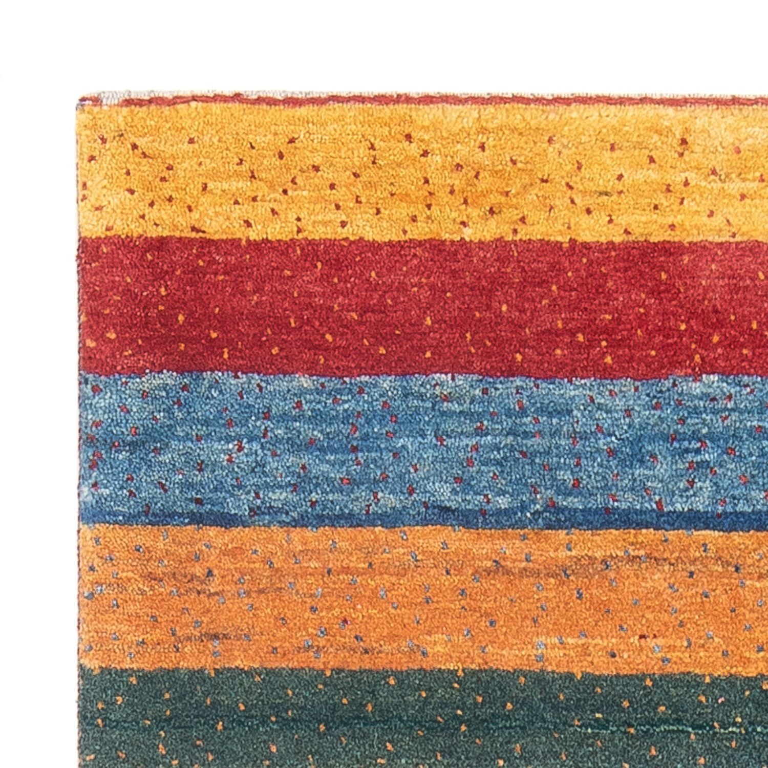 Tapis Gabbeh - Loribaft Persan - 129 x 87 cm - multicolore