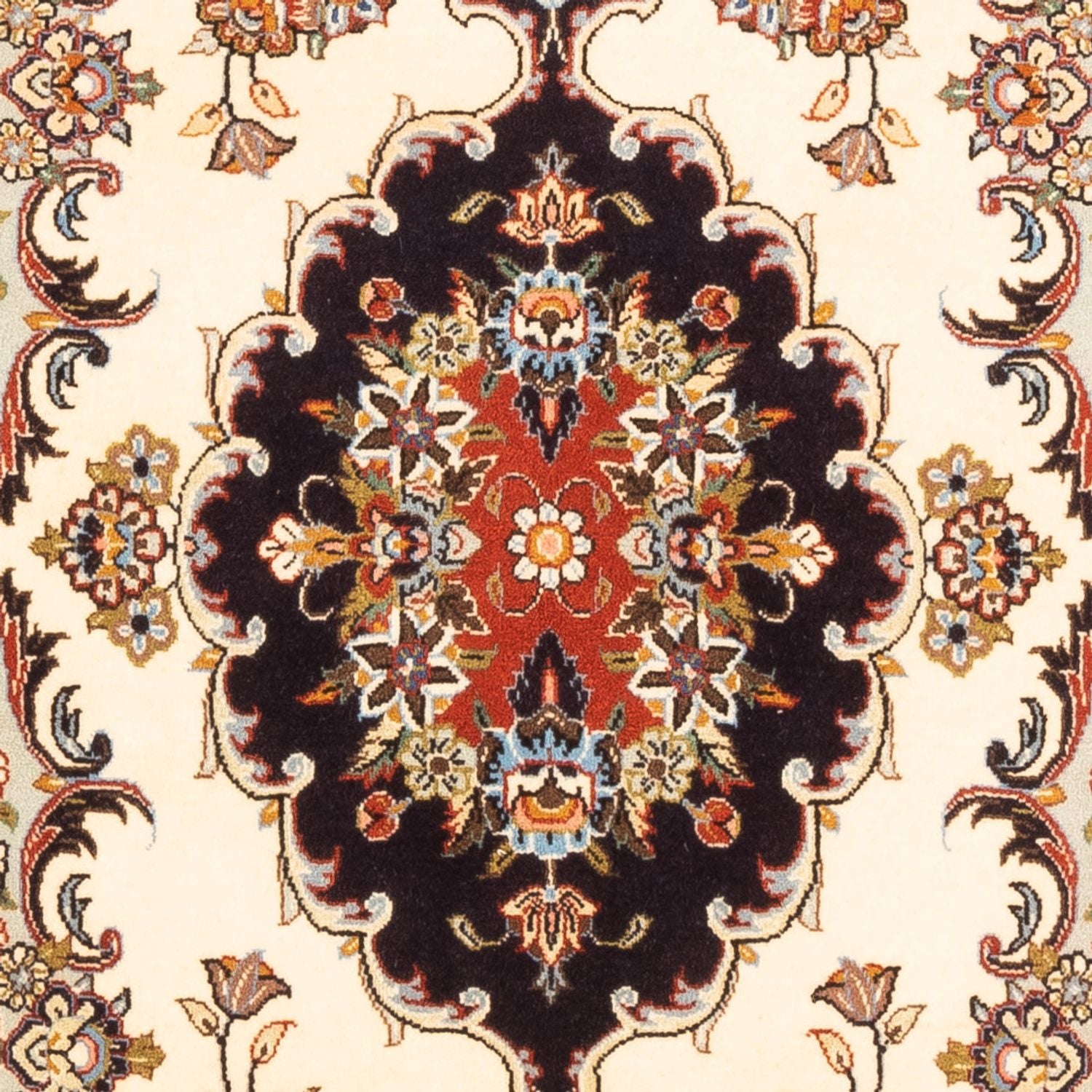 Tapis persan - Classique - 177 x 118 cm - crème