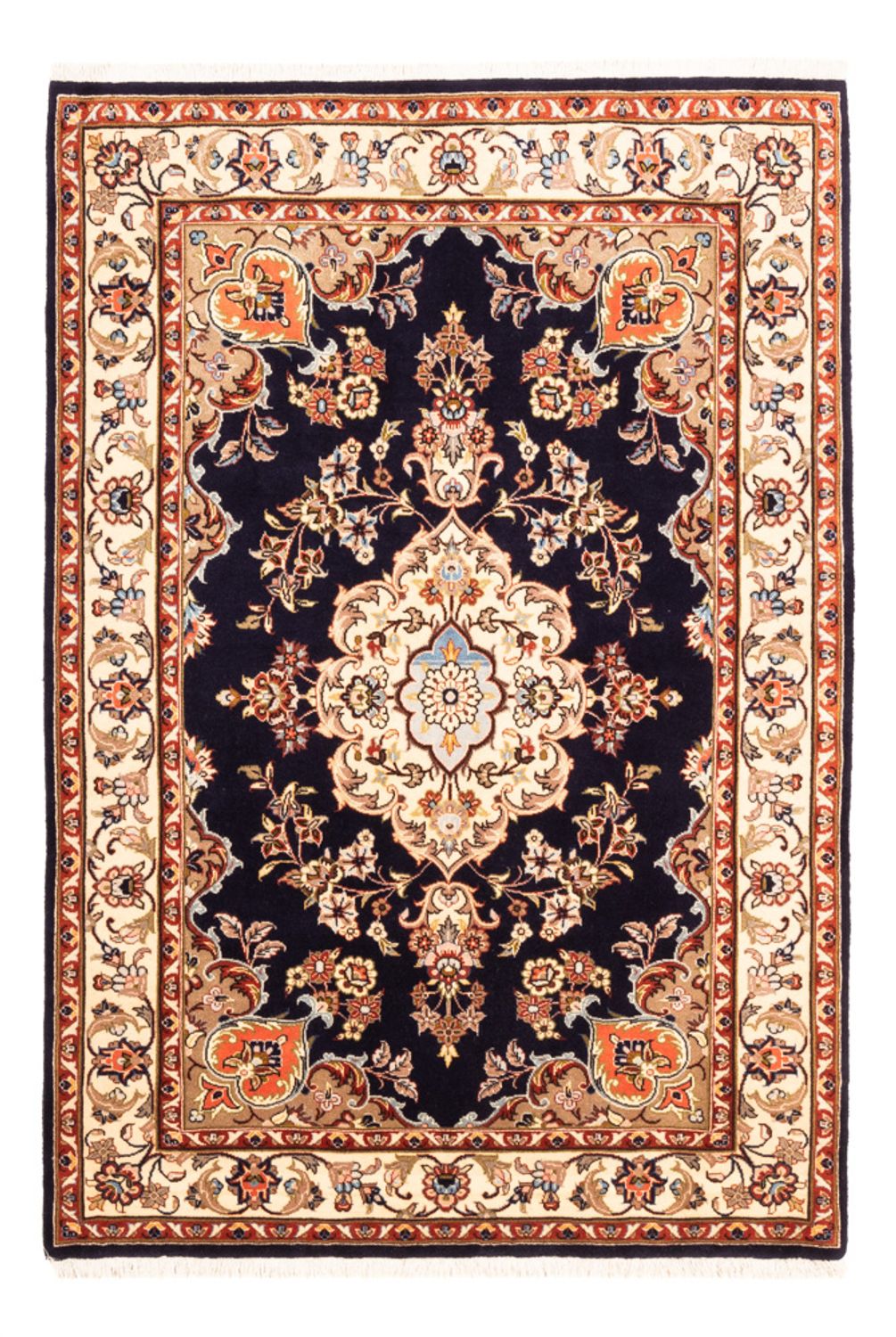 Tapis persan - Classique - 174 x 120 cm - bleu foncé