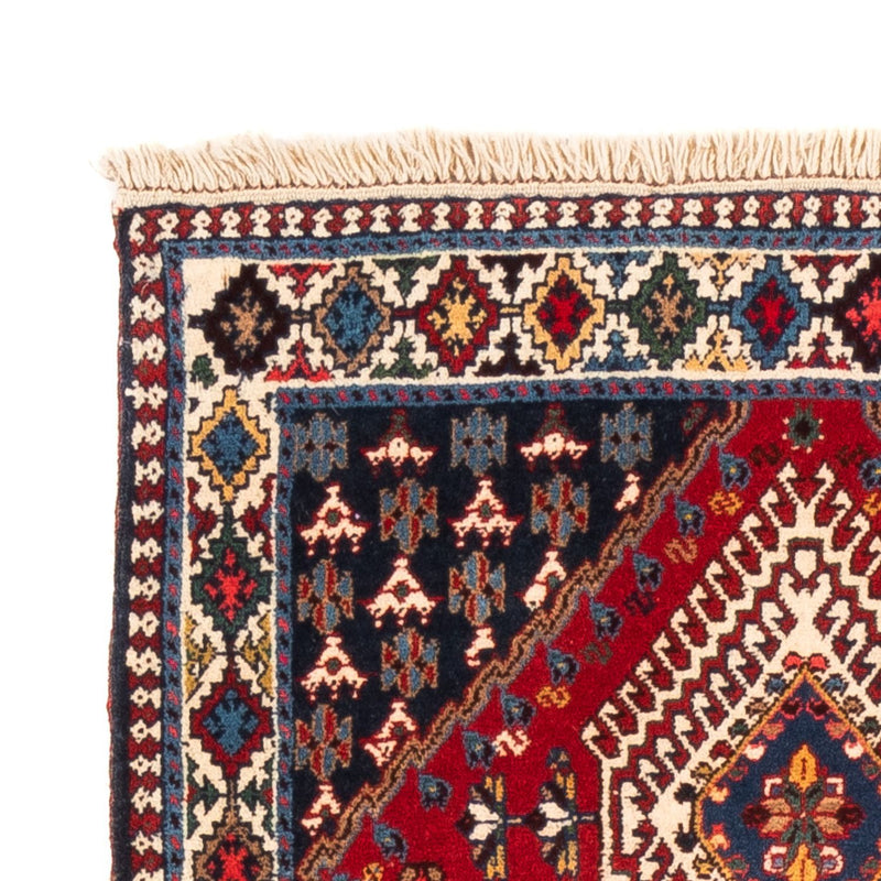 Tapis de couloir Tapis persan - Nomadic - 198 x 80 cm - rouge