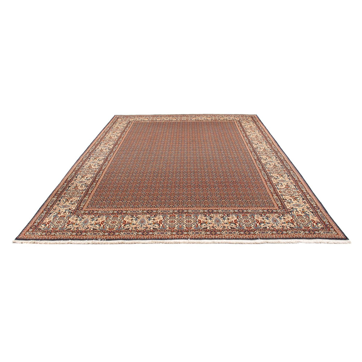 Tapis persan - Classique - 340 x 245 cm - bleu foncé