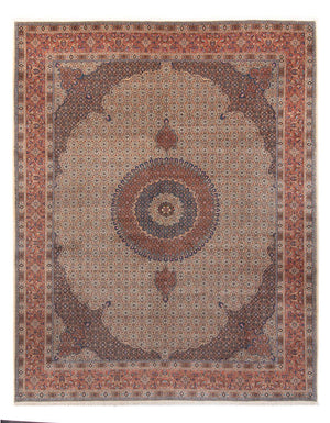 Perserteppich - Classic - 397 x 301 cm - dunkelbeige