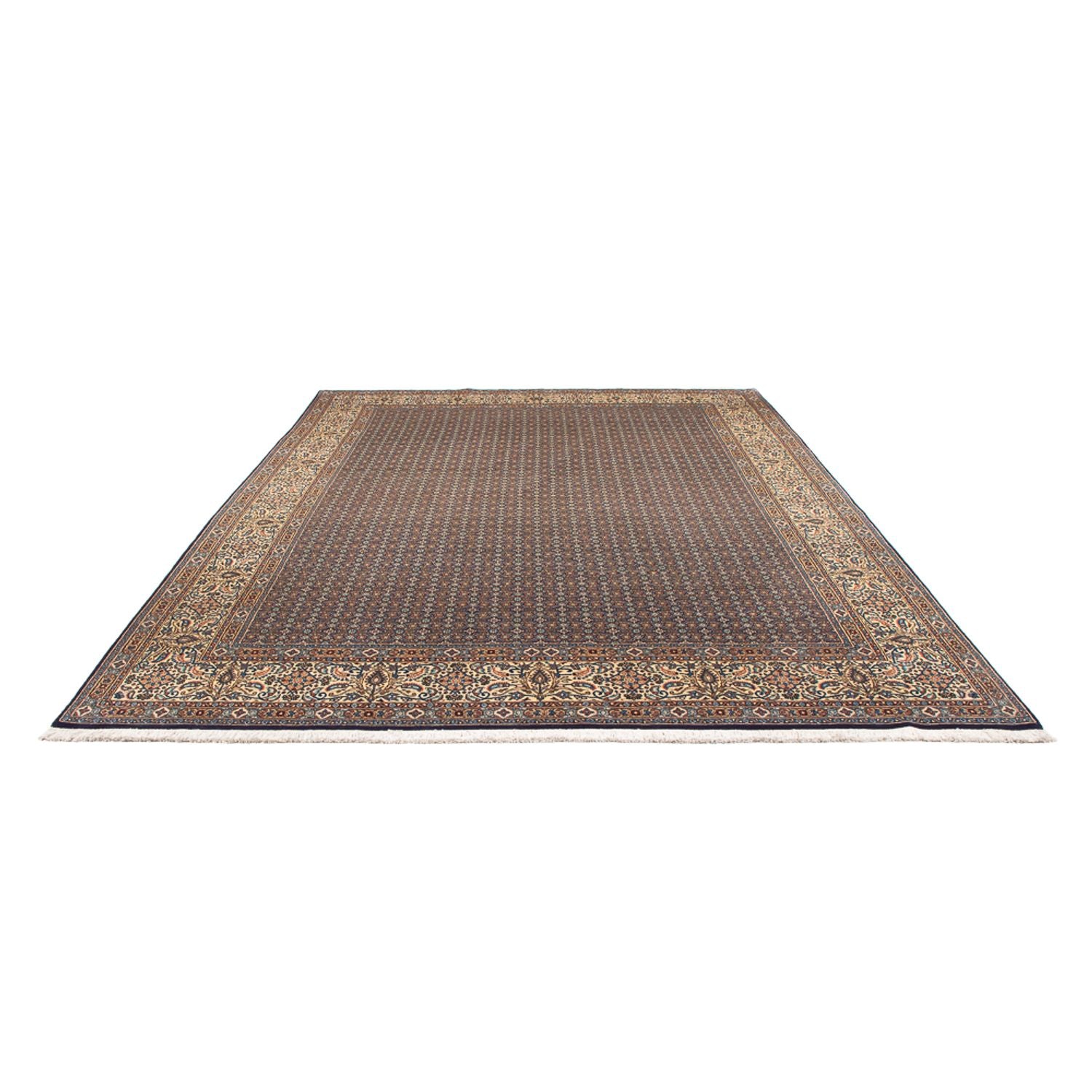 Tapis persan - Classique - 343 x 248 cm - bleu foncé
