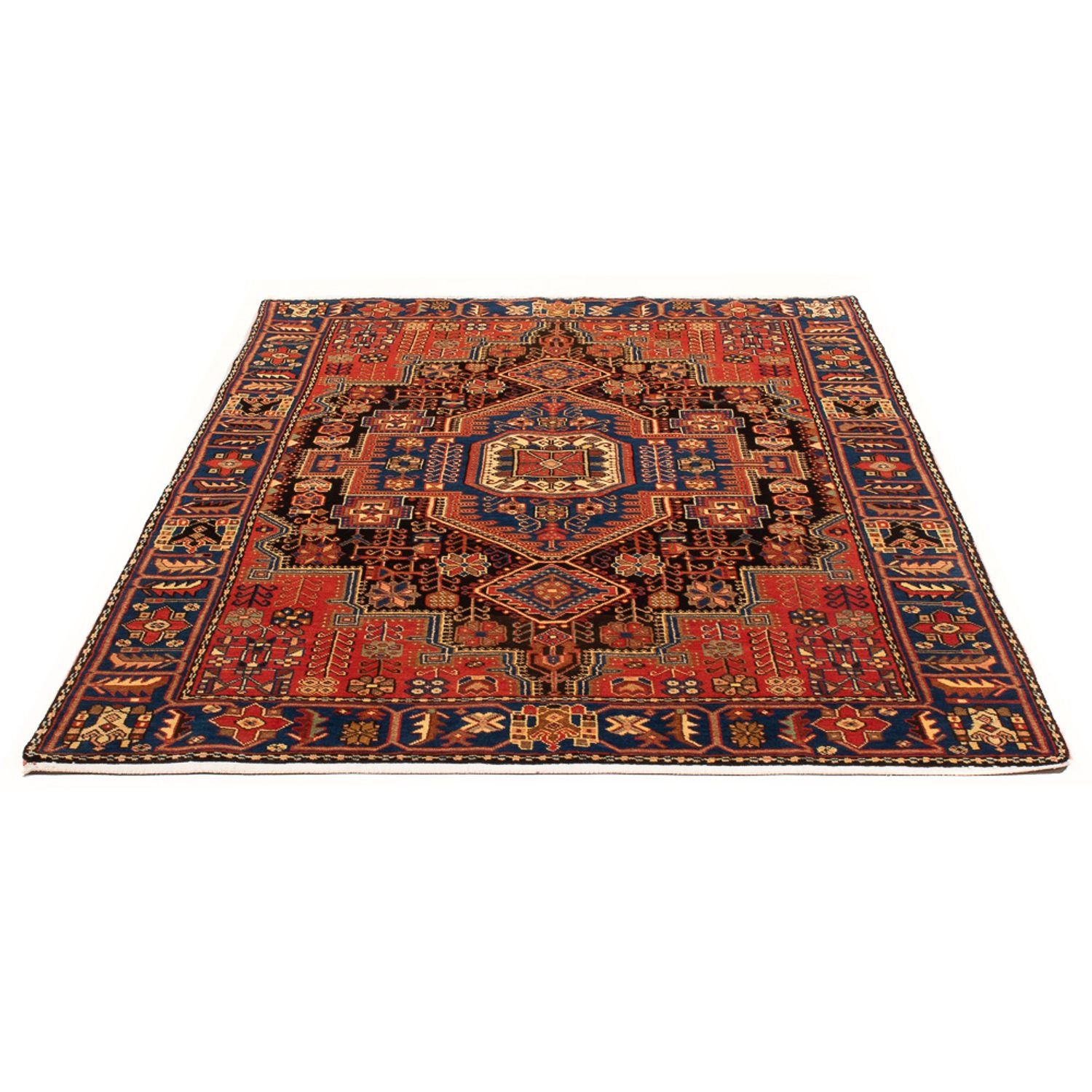 Perserteppich - Nomadic - 205 x 140 cm - blau